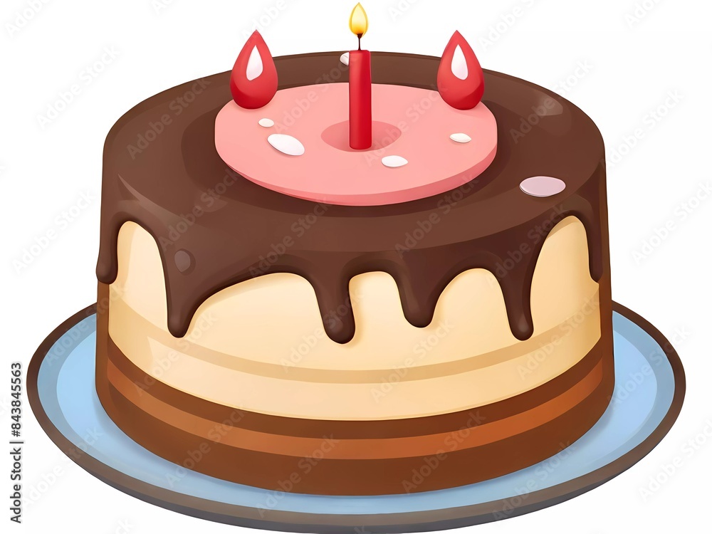 birthday cake isolated on white birthday cake isolated on white