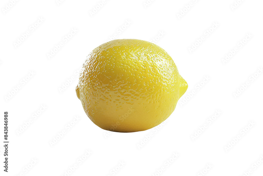 A single, ripe lemon isolated on a black background. The lemon is bright yellow and has a smooth skin. A single, ripe lemon isolated on a black background. The lemon is bright yellow and has a smooth skin.
