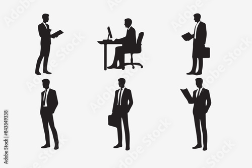 business people silhouettes