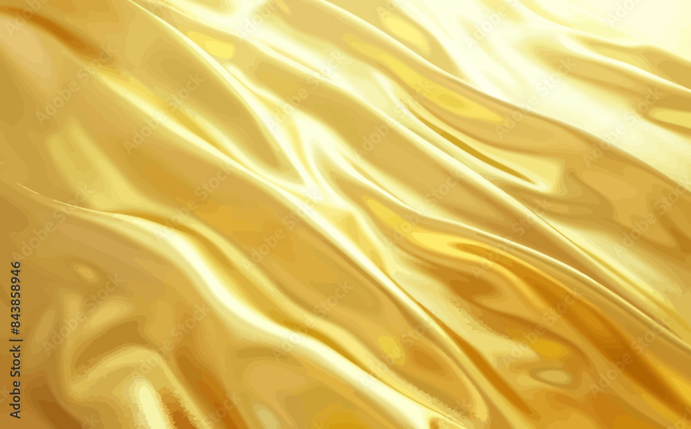 a gold background with a wavy pattern
