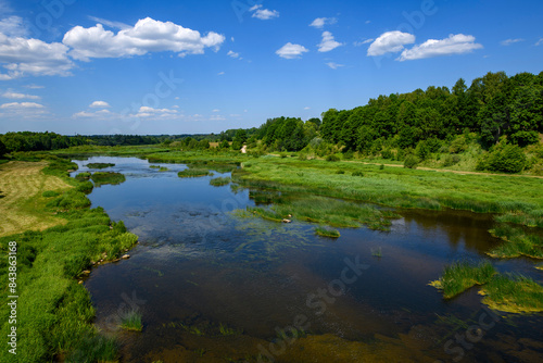 Venta river. Kuldiga, Latvia