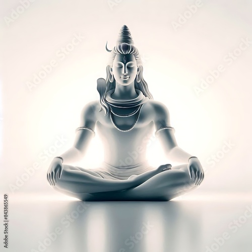 Lord Shiva the creator of Yoga photo