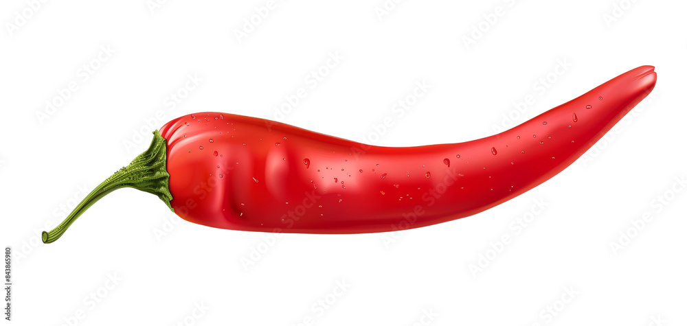 Red chili pepper isolated on black background. Red chili pepper isolated on black background.