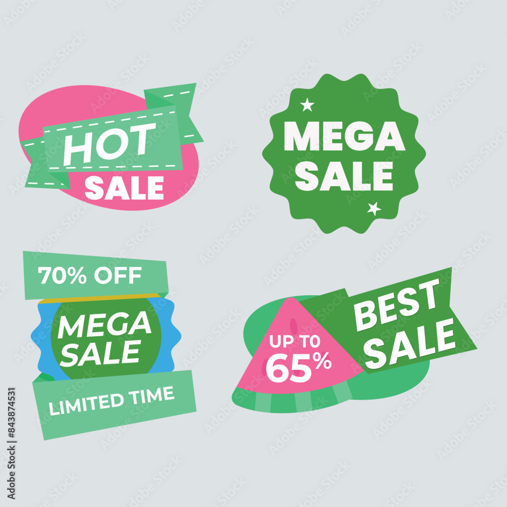 Sale Label collection set. Set ribbon banner and label sticker sale offer and badge tag sale advertising. Discount red ribbons, banners and icons. Cffer discount coupons. Vector illustration.Sale Labe Sale Label collection set. Set ribbon banner and label sticker sale offer and badge tag sale advertising. Discount red ribbons, banners and icons. Cffer discount coupons. Vector illustration.Sale Labe