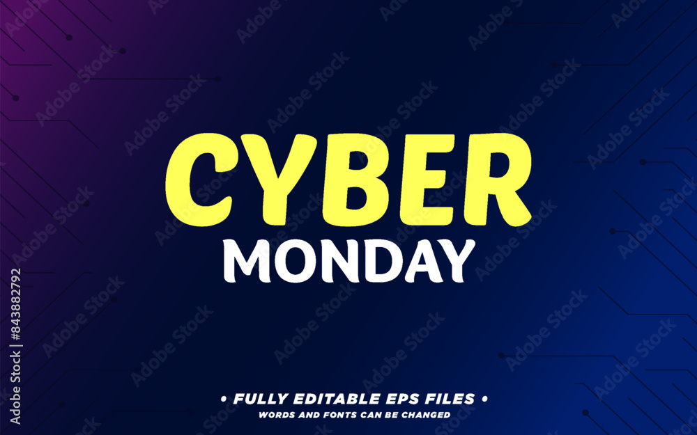 cyber monday text effect fully editable with high quality cyber monday text effect fully editable with high quality