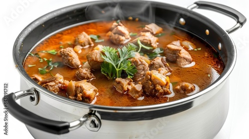 pot of stew with meat and vegetables in it