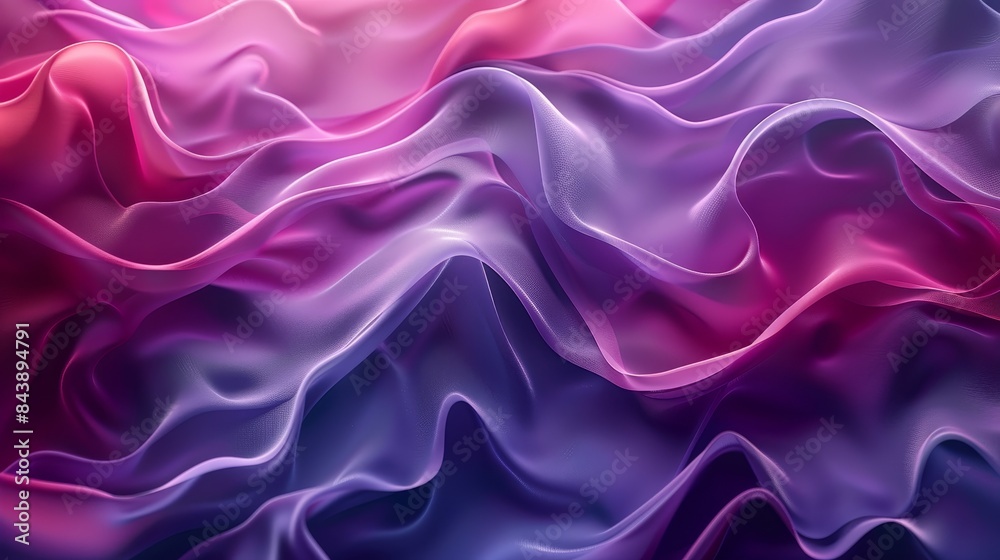 A purple and pink wave of fabric A purple and pink wave of fabric
