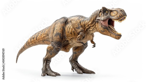 toy dinosaur with its mouth open and its mouth wide open © LUPACO IMAGES