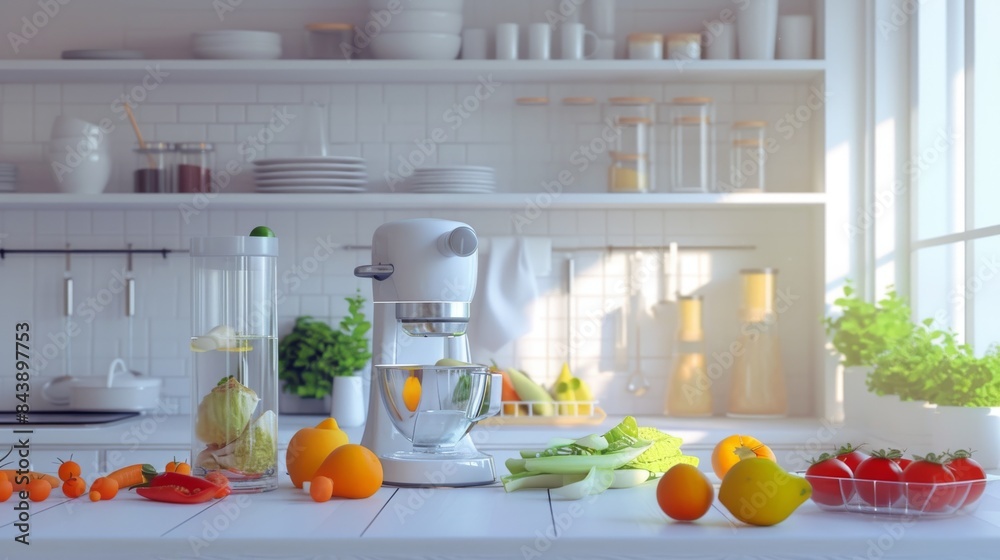 A photograph of a culinary assistant controlled by a neural network in the process of slicing vegetables against the backdrop of a bright, minimalist kitchen space. ::3 sketch drawing ::3 --no text - A photograph of a culinary assistant controlled by a neural network in the process of slicing vegetables against the backdrop of a bright, minimalist kitchen space. ::3 sketch drawing ::3 --no text -
