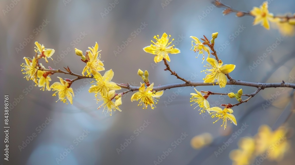Barmstendt Gold Witch Hazel with early spring yellow blossoms Barmstendt Gold Witch Hazel with early spring yellow blossoms