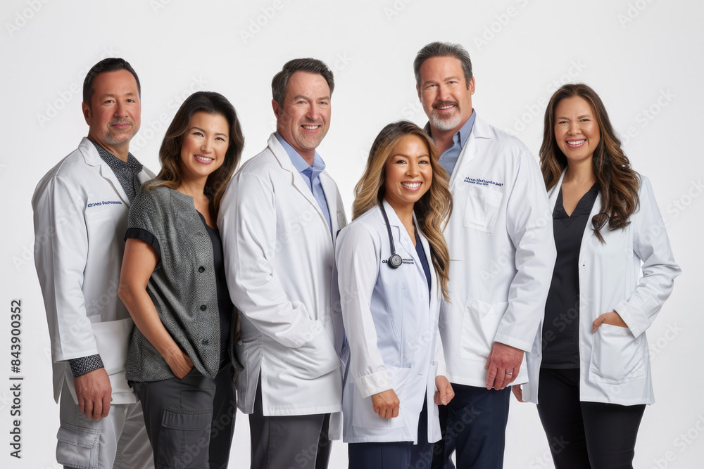 Medical team, group on White background
Medical team, group on White background