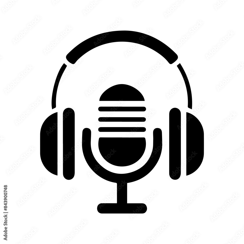 Podcast radio logo icon Podcast radio logo icon