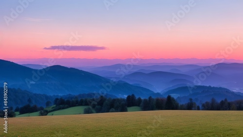 Beautiful view of the mountain. Mountain landscape. The beauty of nature. © Shamim Akhtar