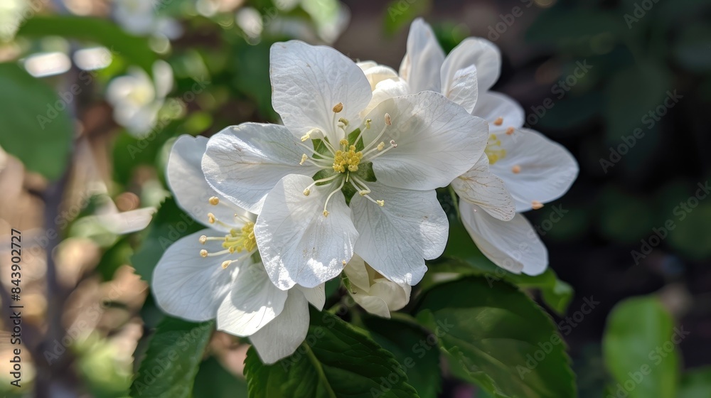 A lovely white blossom in my garden A lovely white blossom in my garden
