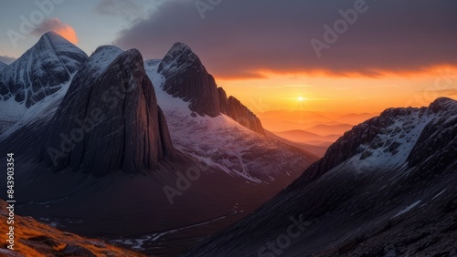 Beautiful view of the mountain. Mountain landscape. The beauty of nature. © Shamim Akhtar