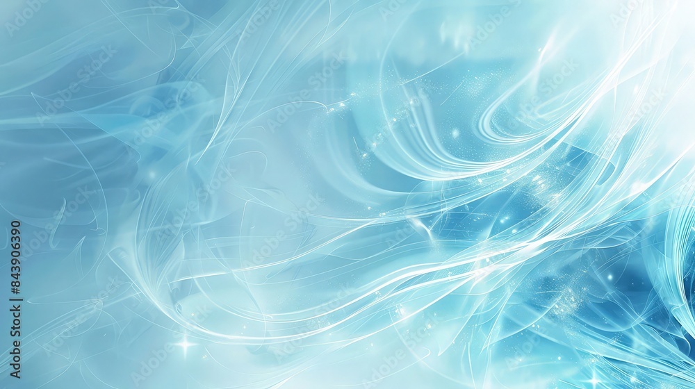 Fototapeta premium Light blue abstract background.