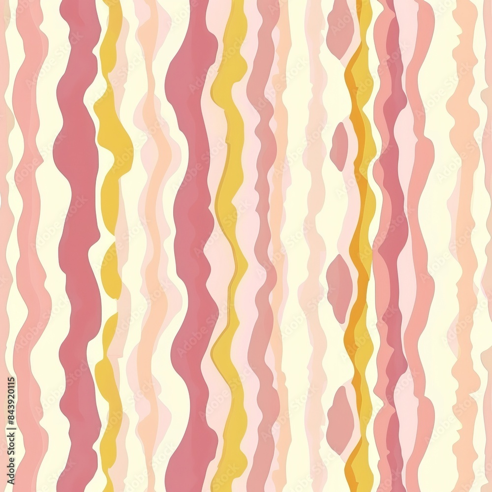 Whimsical Pastel Pattern for Fashion and Design Generative AI Whimsical Pastel Pattern for Fashion and Design Generative AI