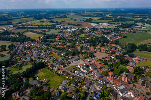 Holdorf in Niedersachsen aus der Luft