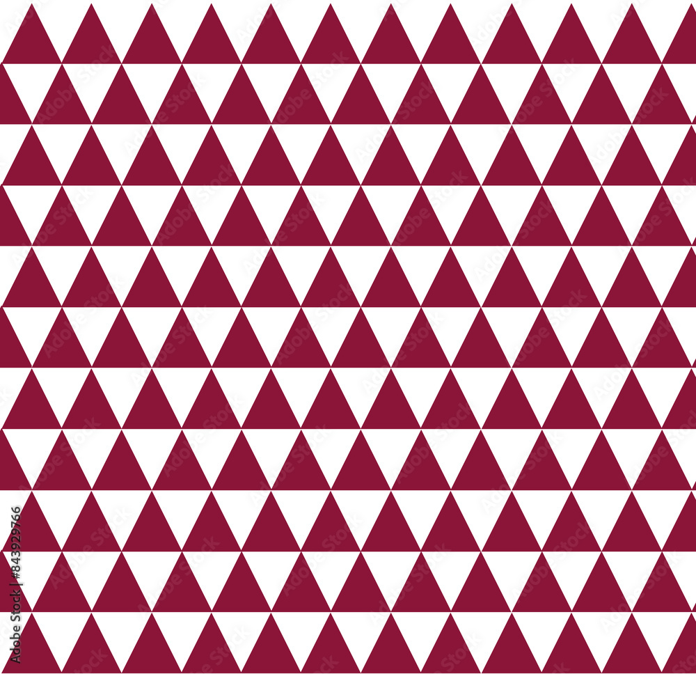 striking background made up of triangles in the colors of Qatar's flag, maroon and white. This unique and vibrant design creates a dynamic visual effect perfect for any project celebrating Qatari cult striking background made up of triangles in the colors of Qatar's flag, maroon and white. This unique and vibrant design creates a dynamic visual effect perfect for any project celebrating Qatari cult