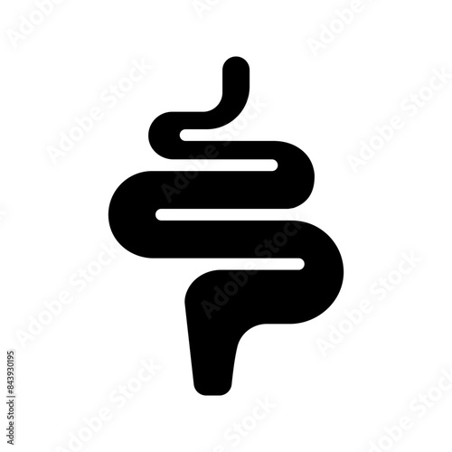 Gut constipation icon design,Intestines icon