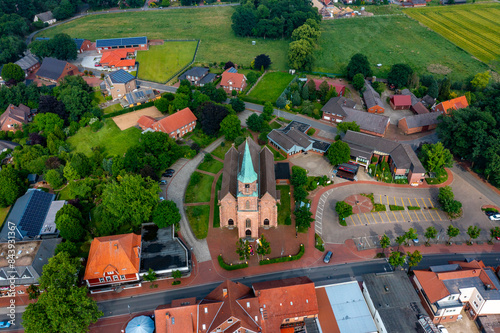 Holdorf in Niedersachsen aus der Luft
