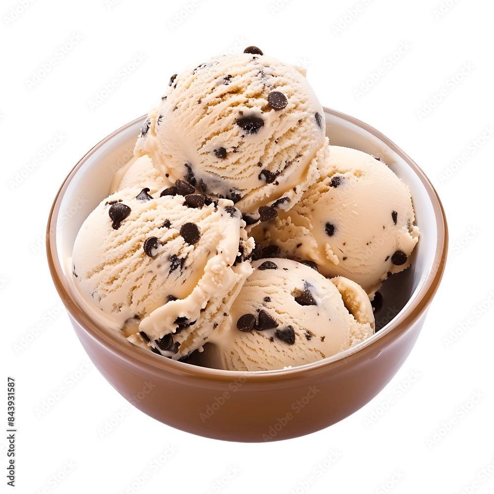 Chocolate Infused Frozen Dessert Transparent Background Cutout Chocolate Infused Frozen Dessert Transparent Background Cutout