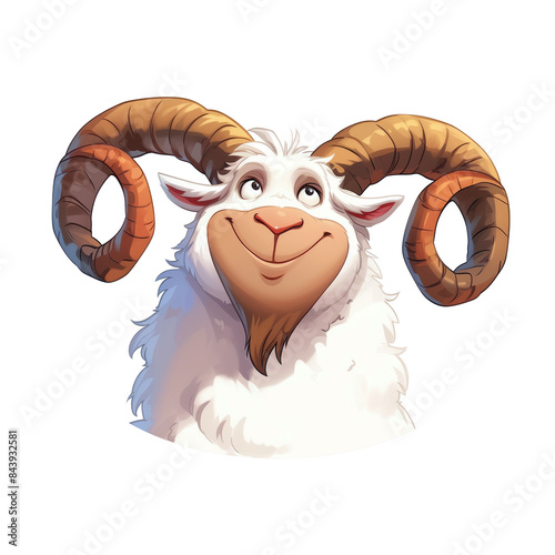 Goat animal cartoon character illustration photo