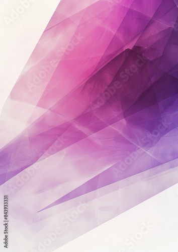 Overlapping Purple Pink Gradient on Clean White Background