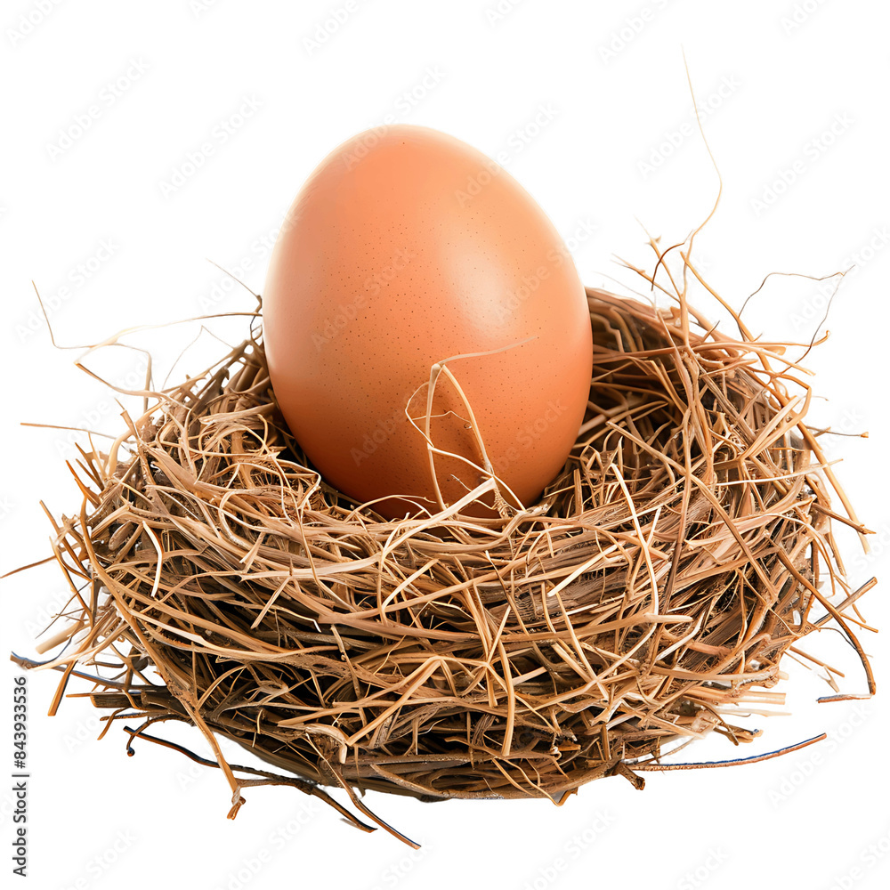 Nest with Egg Isolated on Transparent Nest with Egg Isolated on Transparent