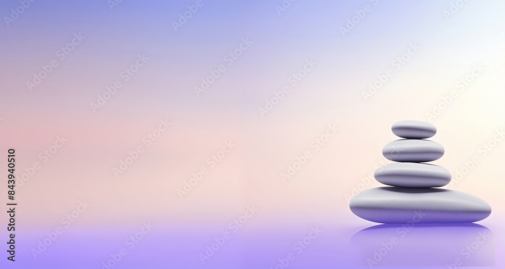 Serene composition of stacked zen stones against a soft pastel gradient background, symbolizing balance and tranquility.
Serene composition of stacked zen stones against a soft pastel gradient background, symbolizing balance and tranquility.