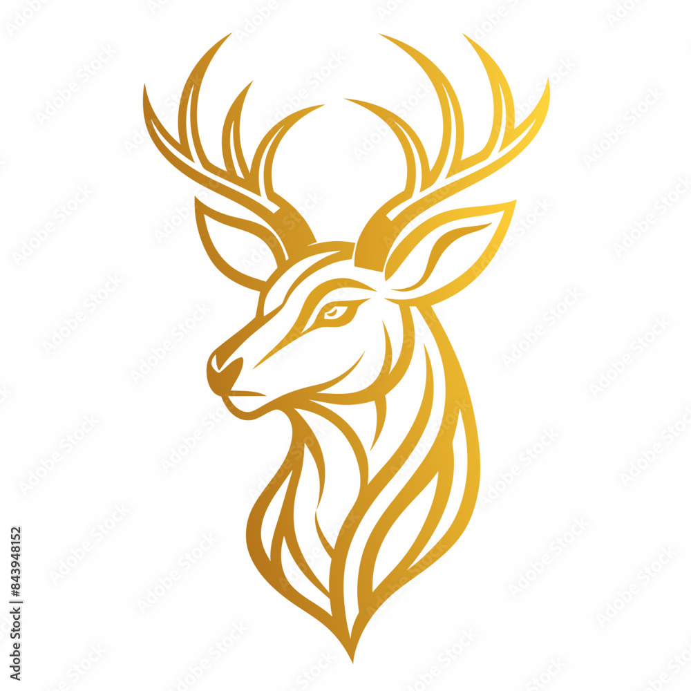 deer head vector deer head vector
