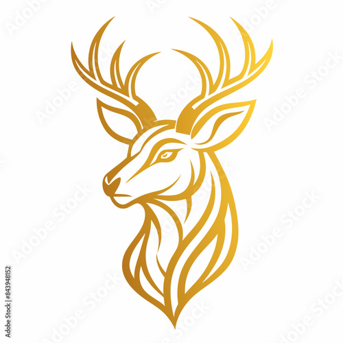 deer head vector