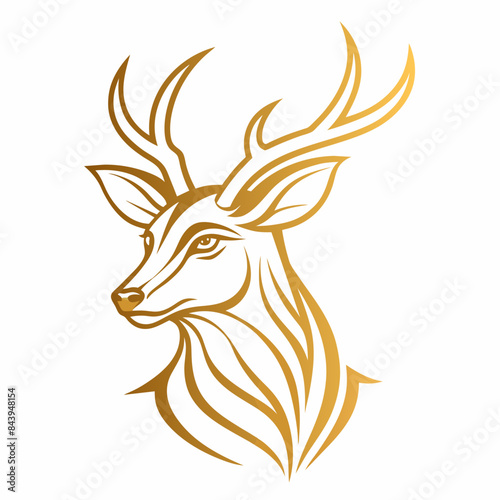 deer head vector