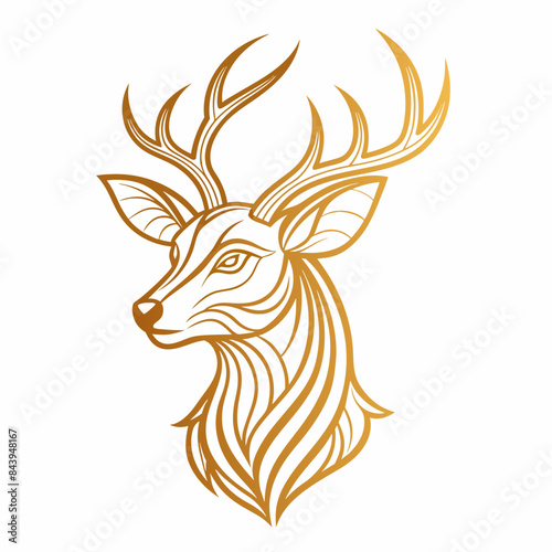 silhouette of a deer