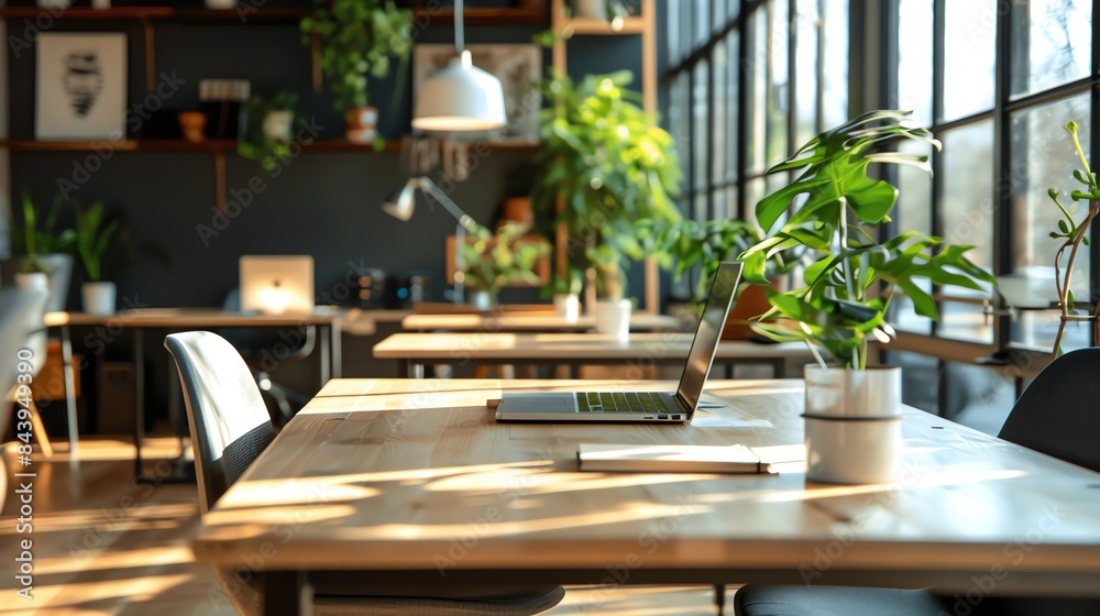 Modern Office Space with Elegant Minimalist Design