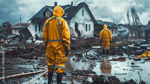 AI in disaster response improving emergency preparedness and recovery.  © Farda Karimov