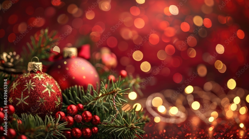 Joyful Christmas Displayed on a Christmas Backdrop Joyful Christmas Displayed on a Christmas Backdrop
