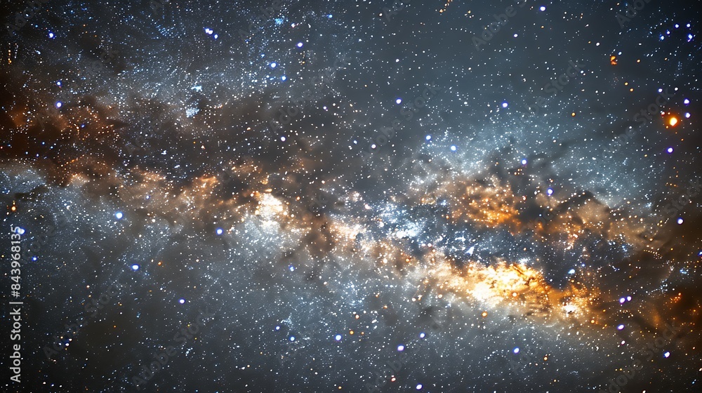 detailed photo of the Milky Way's Local Arm captured from the European Southern Observatory ESO in Chile with a globular cluster visible