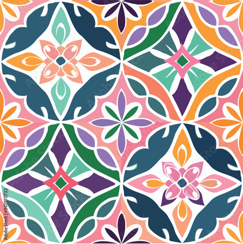 European Ceramic Pattern