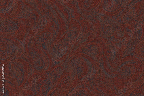 A sophisticated paisley stripe pattern with detailed designs and elegant lines