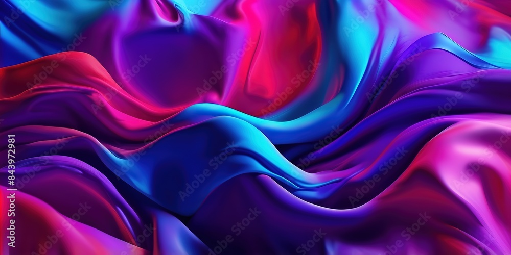 Obraz premium Pink purple blue colors gradient background