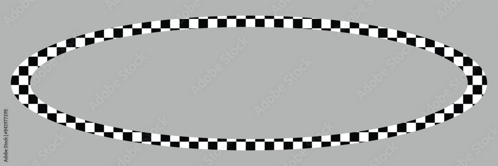 Obraz premium Checker decorative frames collection set in black colours