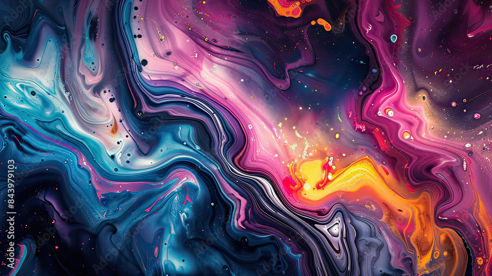 Vibrant textured abstract background, AI generative Vibrant textured abstract background, AI generative