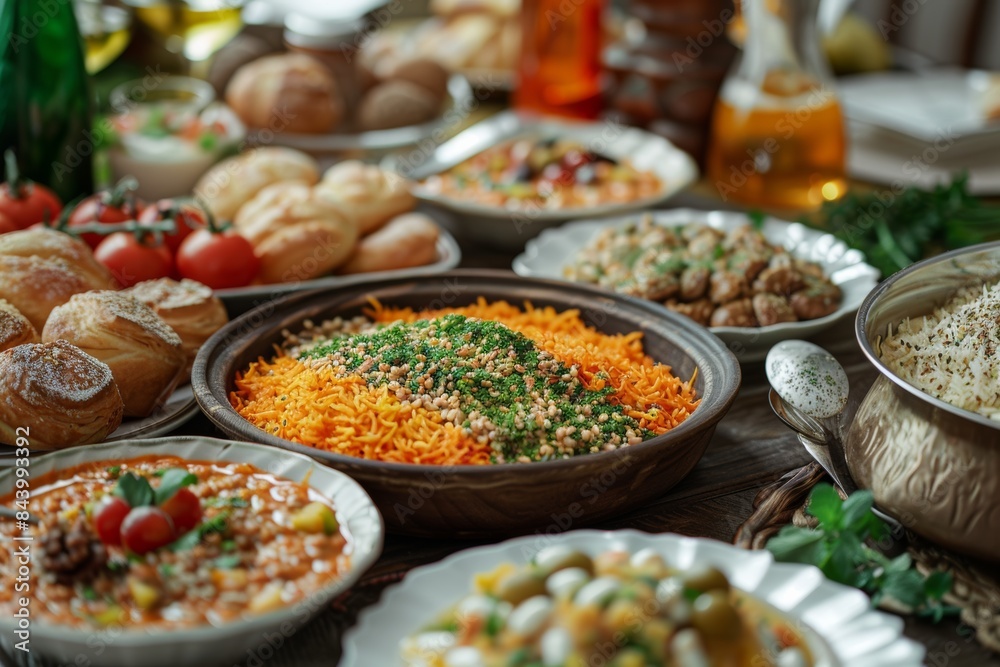 Traditional Eid Breakfast Spread Traditional Eid Breakfast Spread