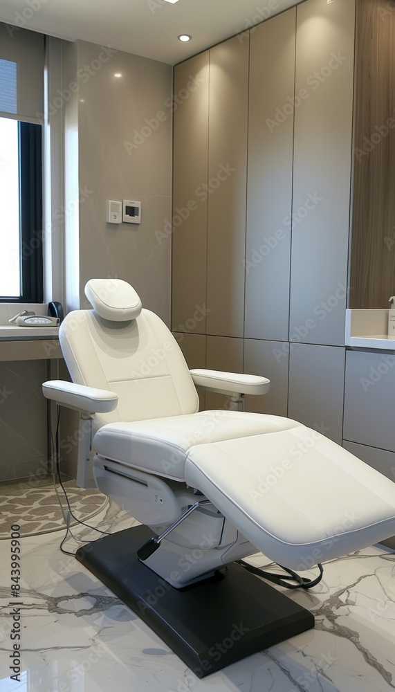 Professional Aesthetic Clinic Consultation Room with Modern Equipment and Comfortable Atmosphere