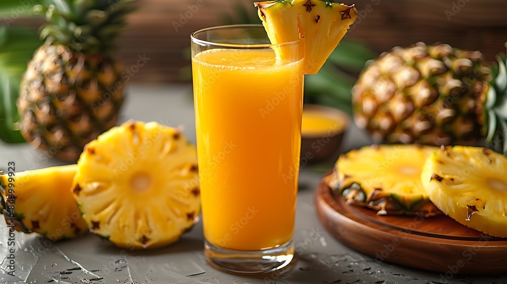 tall glass of tropical pineapple juice cut out on an isolated simple minimalist background tall glass of tropical pineapple juice cut out on an isolated simple minimalist background