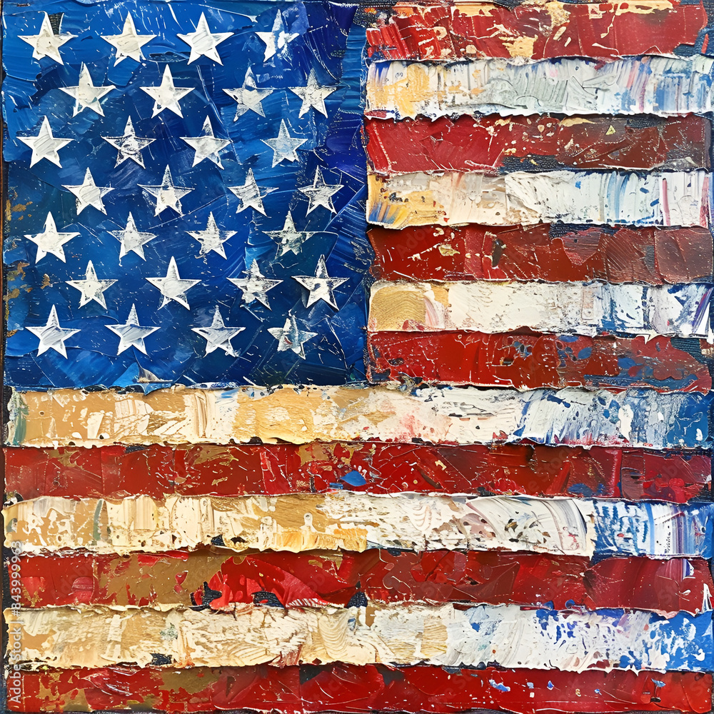grunge background with American flag grunge background with American flag