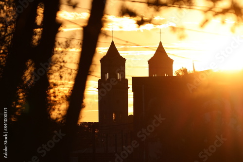 Golden Hour na Torre da Igreja