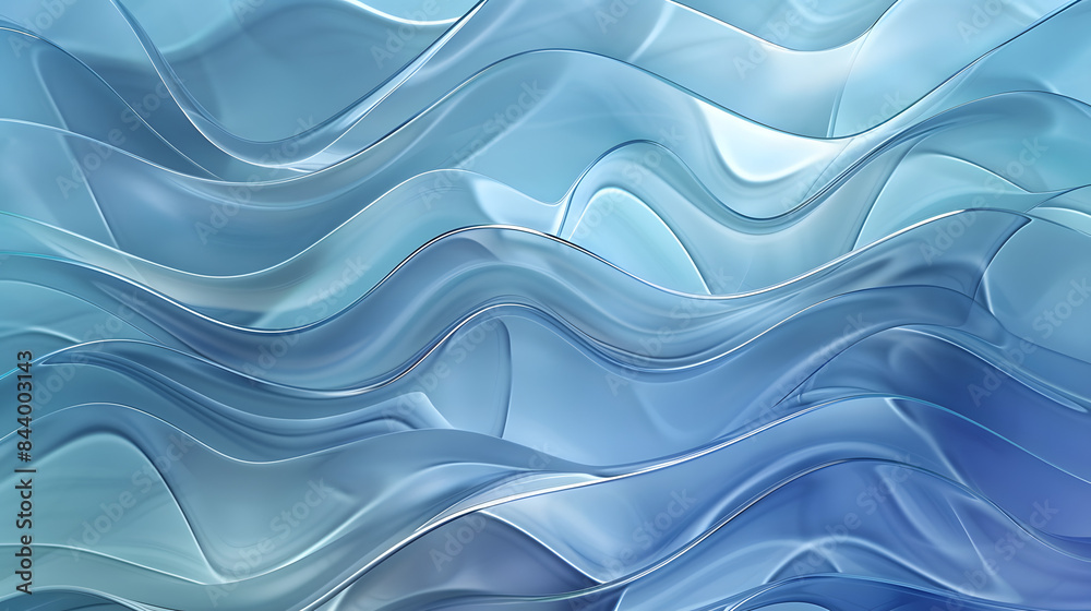 Flowing wave transparent glass cloth, 3d rendering. Digital drawing. Flowing wave transparent glass cloth, 3d rendering. Digital drawing.