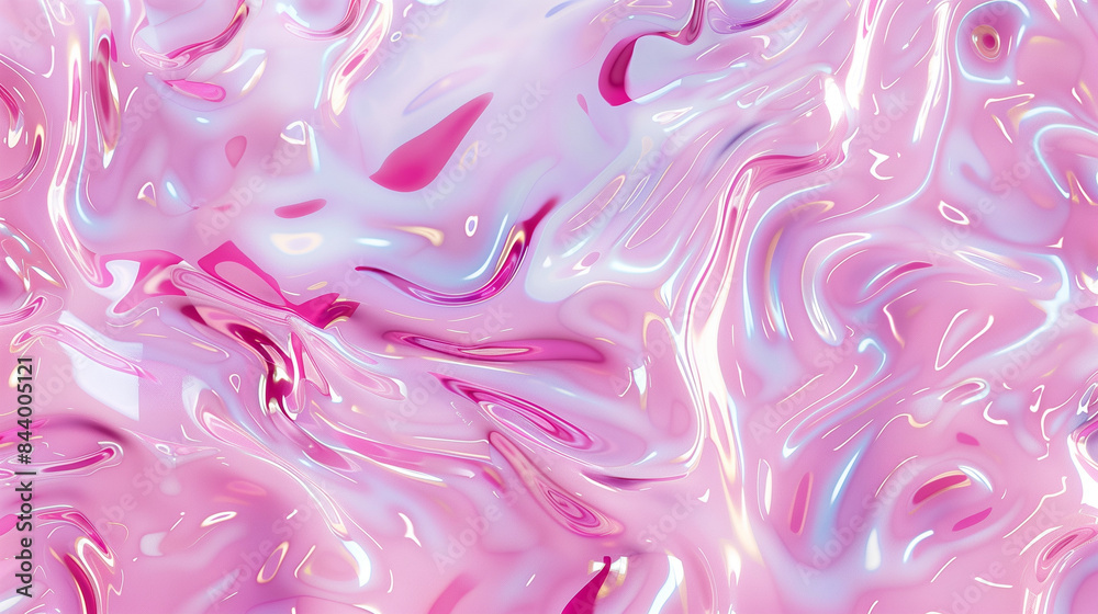Fototapeta premium pink melted soft plastic texture